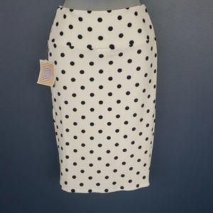 LuLaRoe polka dot Cassie skirt